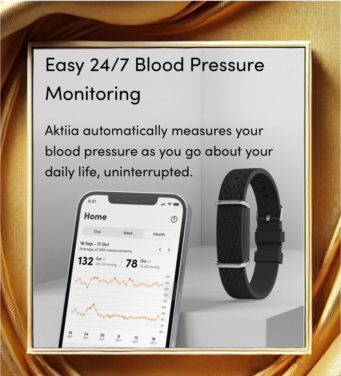 Blood Pressure Monitor with Smarthphone