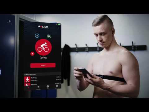 Polar H10 Heart Rate Monitor in action, tracking accurate heart rate during fitness training