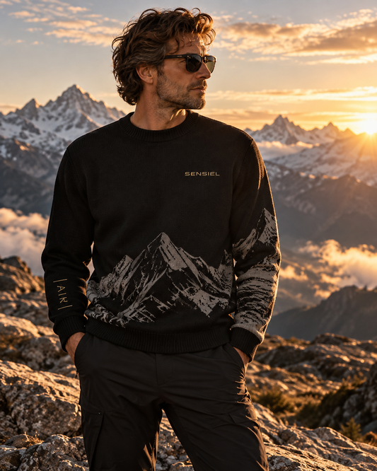 SENSIEL | AIR | KNIT 01 — Alpine Black